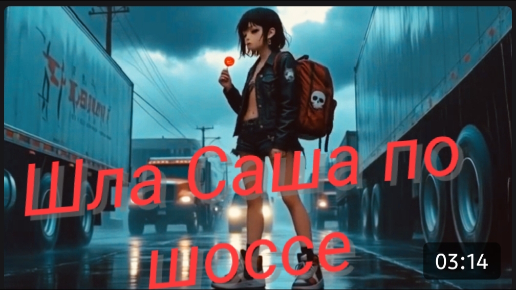 Обложка трека Шла Саша по шоссе
